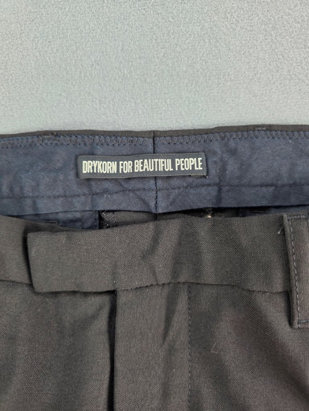 DRYKORN for Beautiful People Mens Wool Blend Dress Pants EU 48 / US W33 Gray - Picture 4 of 12